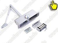 Комплект электромагнитного замка Power Lock 180G для офиса - доводчик
