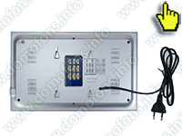 Full HD видеодомофон высокого разрешения HDcom S-108-FHD - задняя панель монитора