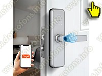 Умный биометрический Wi-Fi замок на входную дверь HDcom SL-801L Tuya-WiFi