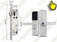 Умный биометрический Wi-Fi замок на входную дверь HDcom SL-801L Tuya-WiFi