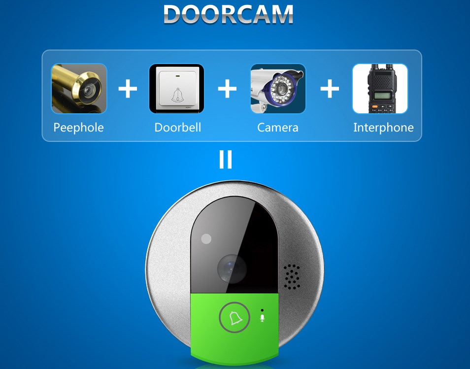 Купить простой и надежный видеоглазок Dewang B35 [для входной двери] с монитором